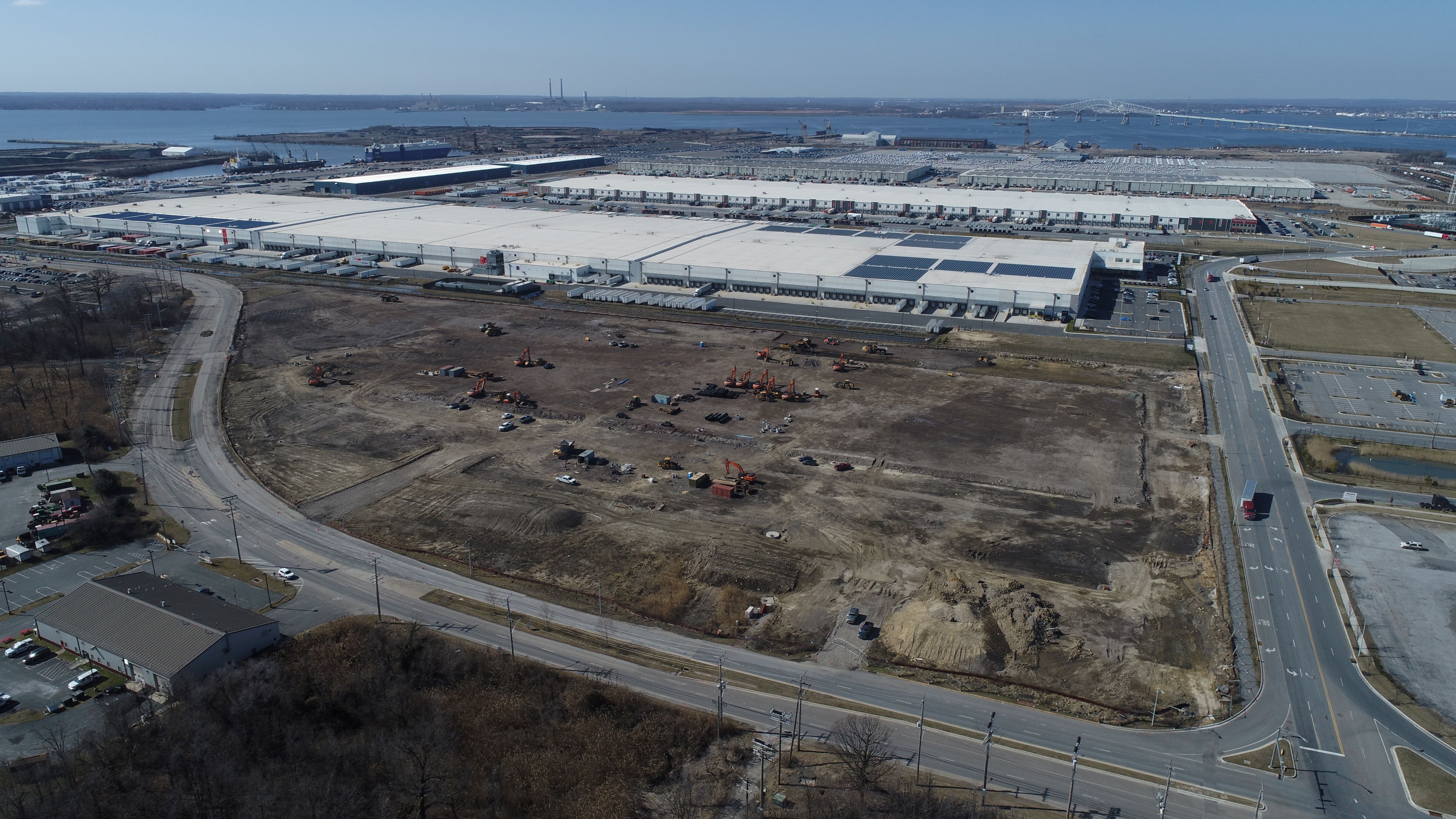 UMMS Logistics Center at Tradepoint Atlantic Aerial Photo