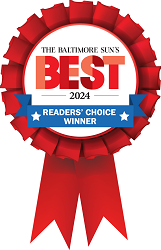 Badge for Baltimore Sun Readers Choice Award winner 2024
